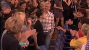 Justin Bieber в шоуто на Ellen