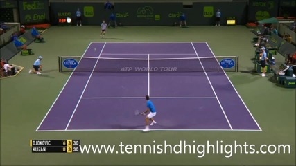 Novak Djokovic vs Martin Klizan - Miami 2015