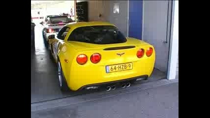 Corvette C6 Z06 loud revving Lovely sound