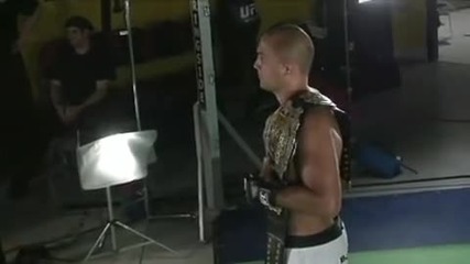 Gsp & Bj Penn Behind the Scenes Photo Shoot 