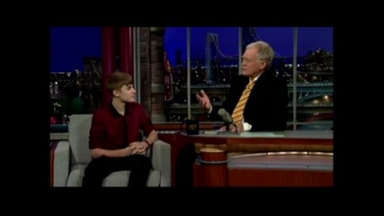 Justin Bieber on _late Show_ with David Letterman (interview about Dna Paternity Test) 23_11_2011