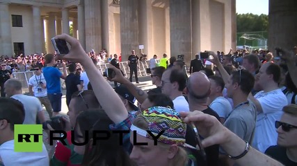 Germany: Footballing legends limber up for Ultimate Champions Match