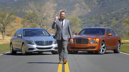 Двубой между джентълмени: Bentley Mulsanne Speed vs Mercedes Maybach!