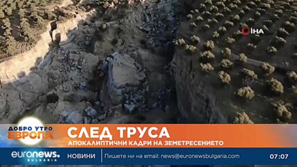 Турски медии с апокалиптични кадри на земетресението