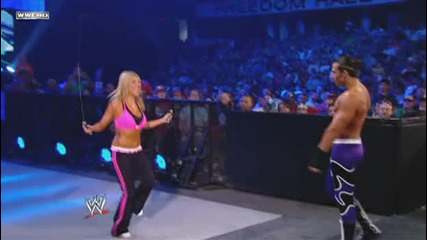 Kelly Kelly and Chris Masters vs Layla and Trent Barreta 