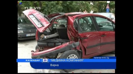 Почерпена шофьорка помля 5 коли във Варна 