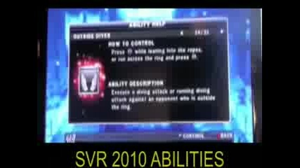 Wwe Smackdown Vs Raw 2010 Abilities