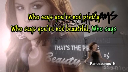 Who Says - Selena Gomez (karaoke Instrumental)