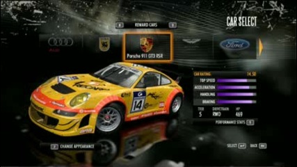 Need for Speed Shift Official Car List (hd) 