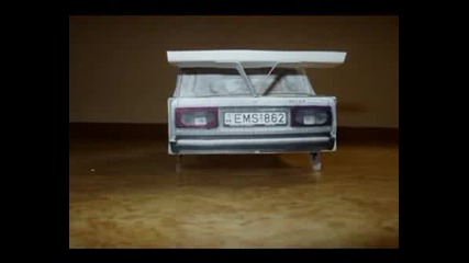 Paper Lada Crash Test