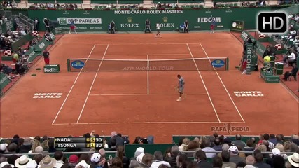 Nadal vs Tsonga - Monte Carlo 2013!