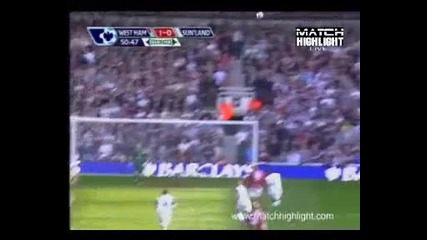 West Ham United 1 0 Sunderland 10/04/2010 