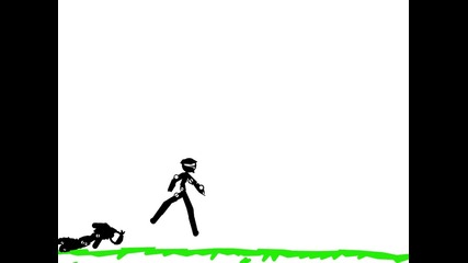 Future fights: Scout vs alien ninja