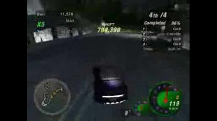 Need For Speed Drifting Golf Scoring High