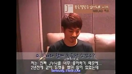 J.ae feat. Mblaq(g.o) - Even If We Can't Speak Of The End