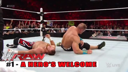 Top 10 Wwe Raw moments - May 4, 2015