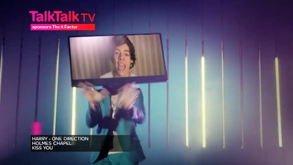 Talktalk X Factor Music Video Week 13|one Direction, Kiss You - Harry
