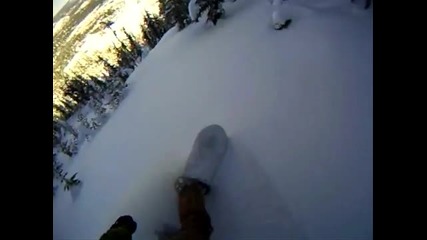 Backcountry Snowboarding Gopro Helmet Pov Camera