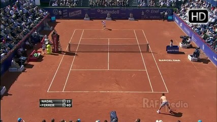 Nadal vs Ferrer - Barcelona 2012 - Part 1
