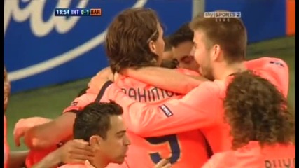 Champions League Inter Milan 0 - 1 Barcelona 20.4.2010