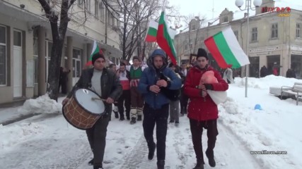 Богоявление в град Елхово - Хвърляне на кръст