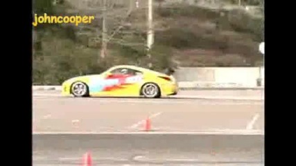 Nissan 350z - Big Drift Crash