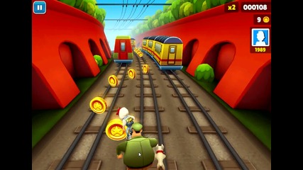 Subway Surfers Epizode #7 (извинете,че е малък но играя от 1 ден)
