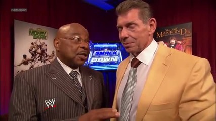 Theodore Long announces the Money in the Bank Ladder Match: Smackdown, June 28, 2013
