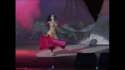 Santana ~ Black Magic Woman with sensational belly dancer
