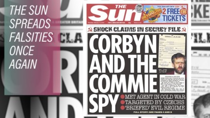 The Sun’s spurious Soviet spy story against Corbyn
