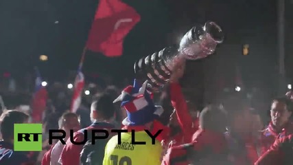 Chile: National team win first ever Copa crown, beating Argentina 4-1