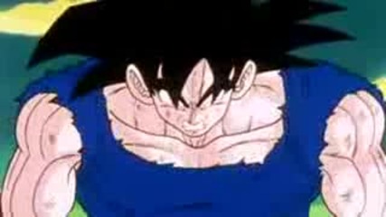 Goku goes Super Saiyan for the first time!