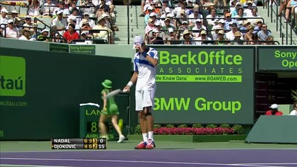Nadal vs Djokovic - Miami 2011! - The Full Match! - Part 12/16!