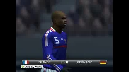 France vs Germany - Pes 2009 Pc - Top Player Difficulty