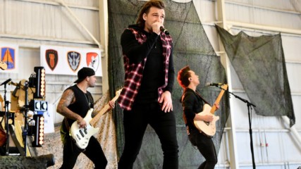 Morgan Wallen performs their hit song "Up Down" for the troops: WWE Tribute to the Troops, Dec. 20, 2018
