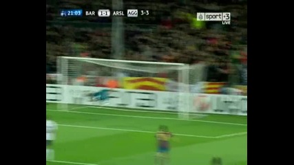 [hq] Барселона 4 - 1 Арсенал - Меси 1 - 1