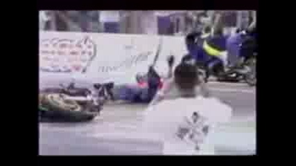 Kyle Woods Tank Slapper Crash Stunt
