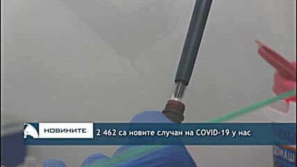 2462 са новите случаи на COVID-19 у нас