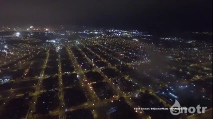 Дрон Засне Новогодишните Фойрверки В Столицата На Чили Лима