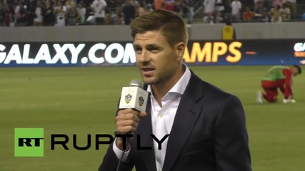 USA: Steven Gerrard unveiled as LA Galaxy's newest addition