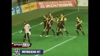 Доста хитър и смешен гол