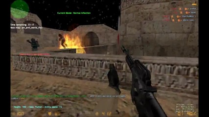 Counter Strike 1.6 - Rebel Uprising Clan Zombie Plague Server Human Fight