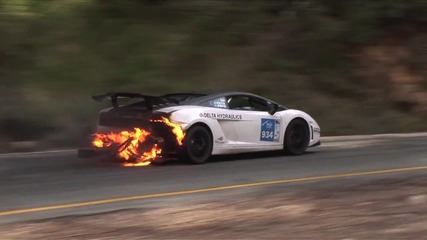 Lamborghini Gallardo в Пламъци