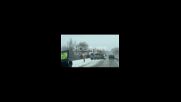 Катастрофа между снегорин и кола на пътя София-Варна