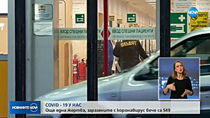 549 са потвърдените случаи на COVID-19 у нас