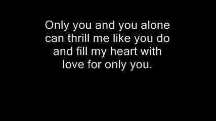 Alvin And The Chipmunks - Only You (lyrics