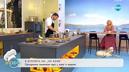 Рецептите днес: Прозрачен лимонов тарт с алое и мирин - „На кафе” (26.10.2021)