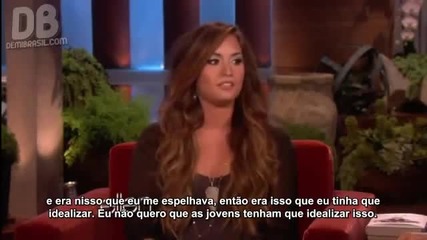 Demi Lovato cede entrevista ao _the Ellen Degeneres Show_ (legendado)