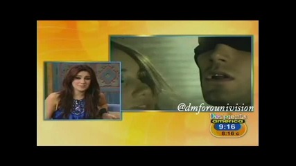Dulce Maria en Entrevista en vivo - 15 09 2010 Despierta America 
