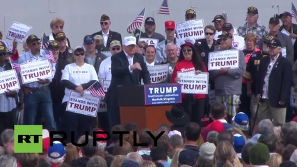 USA: Trump claims he "would get along with Russia and Putin" if elected